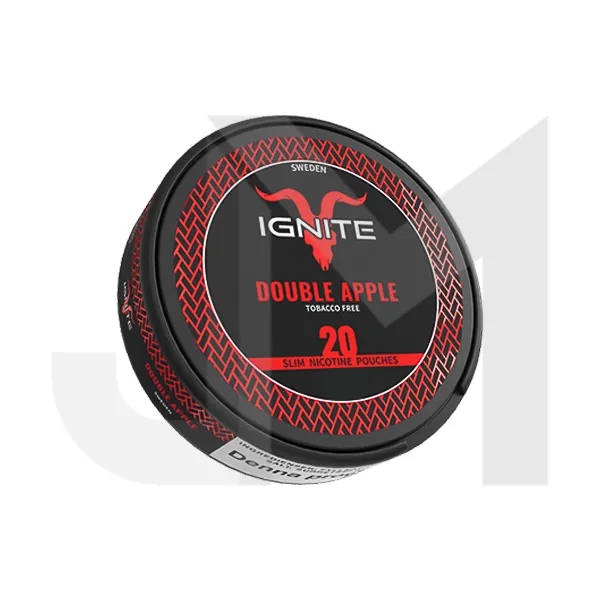 20mg Ignite Double Apple Slim Nicotine Pouches - 20 Pouches