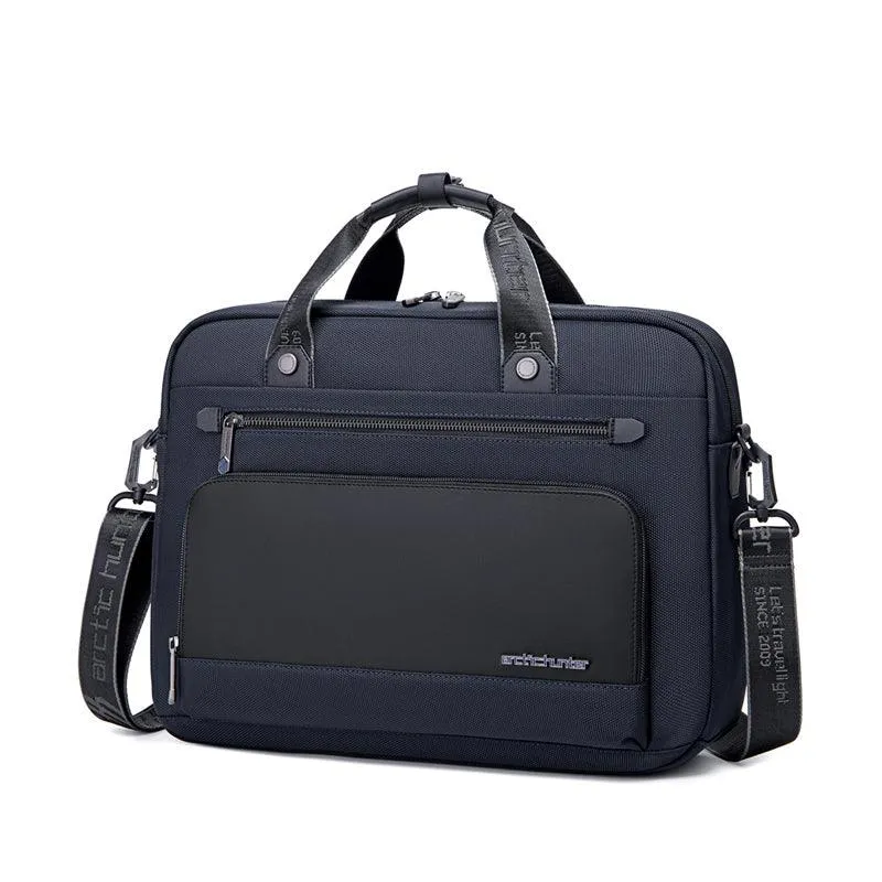 Arctic Hunter Office Laptop Bag Water Resistant Anti-theft Messenger Bag 15.6 inch with 4 Zipper Pockets and adjustable shoulder strap Sling Bag for Men and Women, GW00017