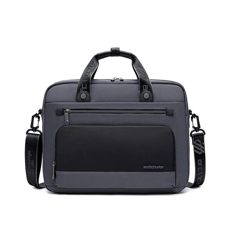 Arctic Hunter Office Laptop Bag Water Resistant Anti-theft Messenger Bag 15.6 inch with 4 Zipper Pockets and adjustable shoulder strap Sling Bag for Men and Women, GW00017