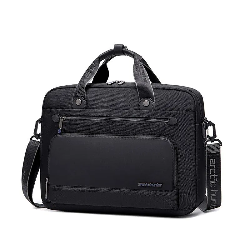 Arctic Hunter Office Laptop Bag Water Resistant Anti-theft Messenger Bag 15.6 inch with 4 Zipper Pockets and adjustable shoulder strap Sling Bag for Men and Women, GW00017