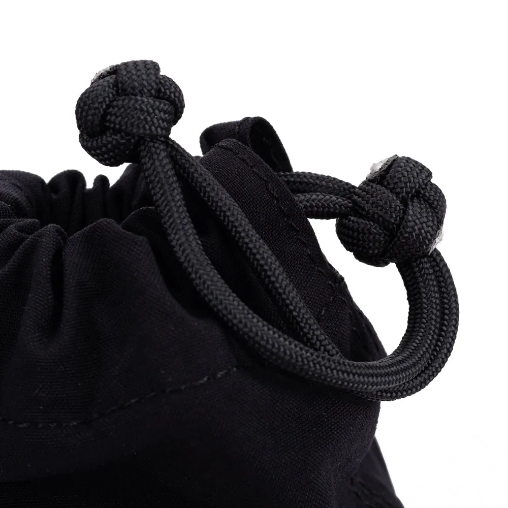 Artisan & Artist* ACAMLP 120 Fabric and Leather Lens Pouch, Small, Black
