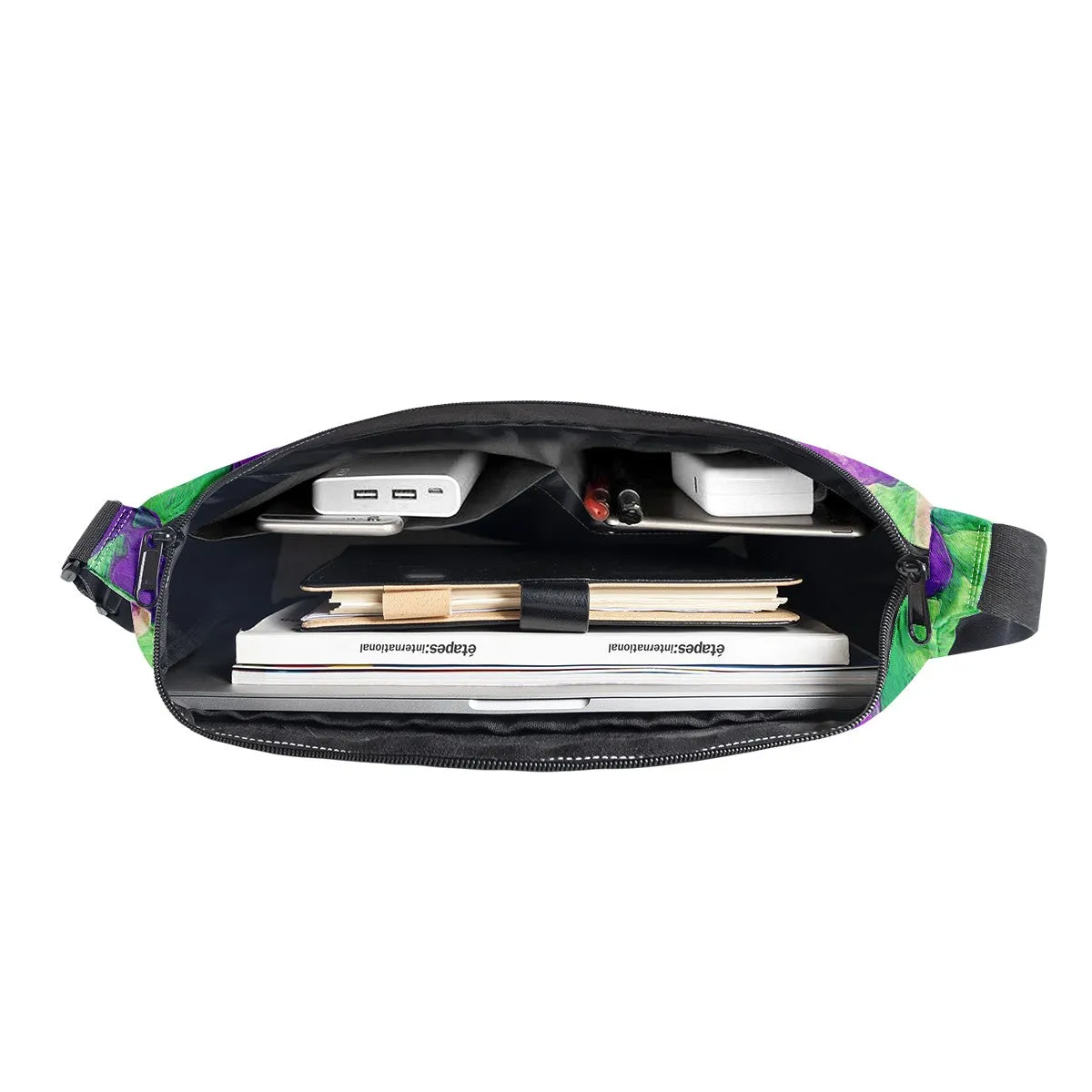 Blue Flag Iris New Messenger Bag