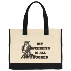 Booked Weekend Tote Bag