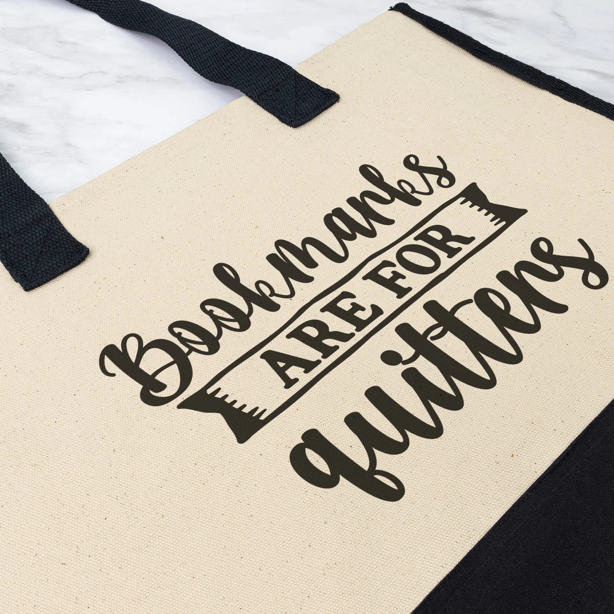 Bookmarks For Quitters Tote Bag