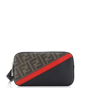 Camera Case Bag Zucca Coated Canvas and Leather Small