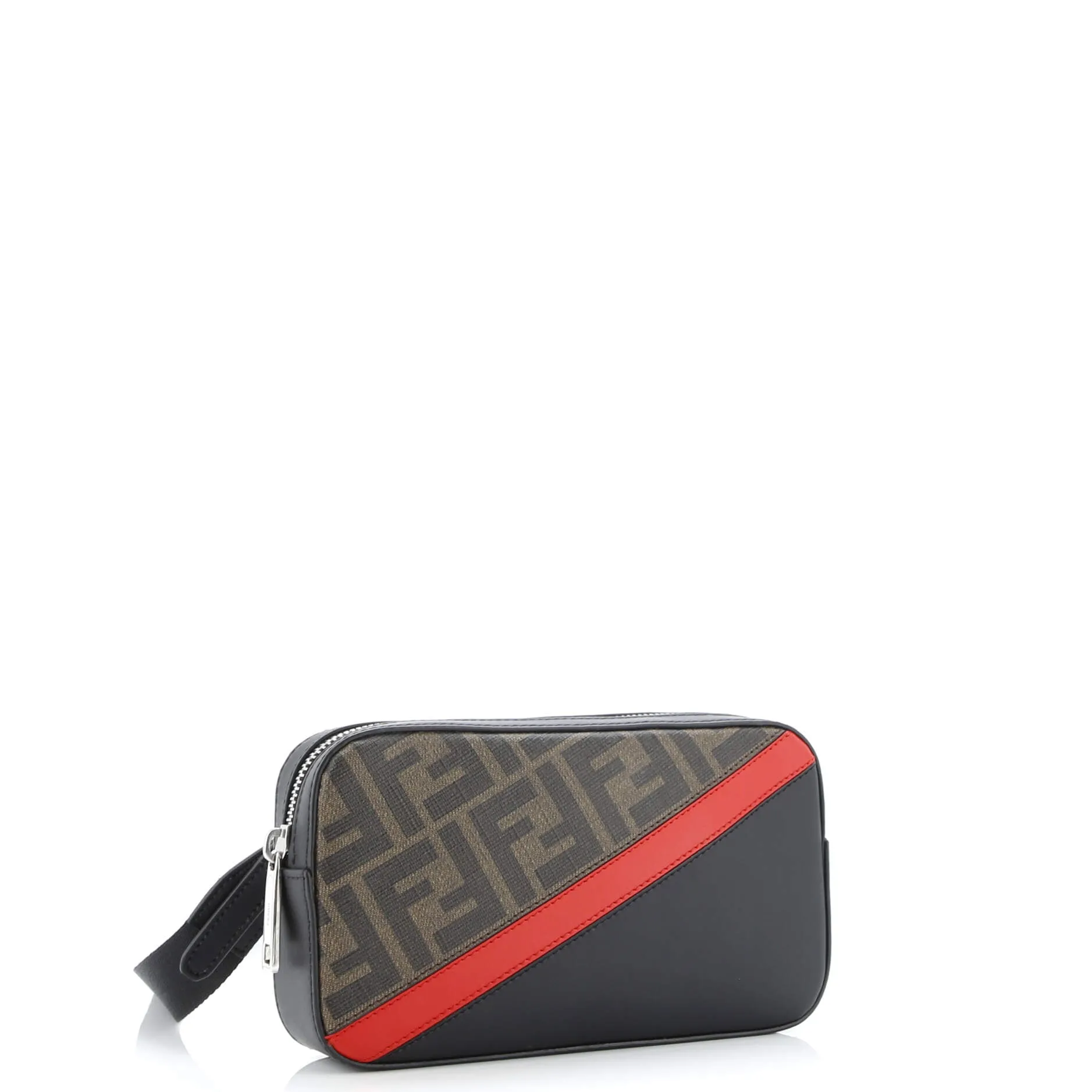 Camera Case Bag Zucca Coated Canvas and Leather Small