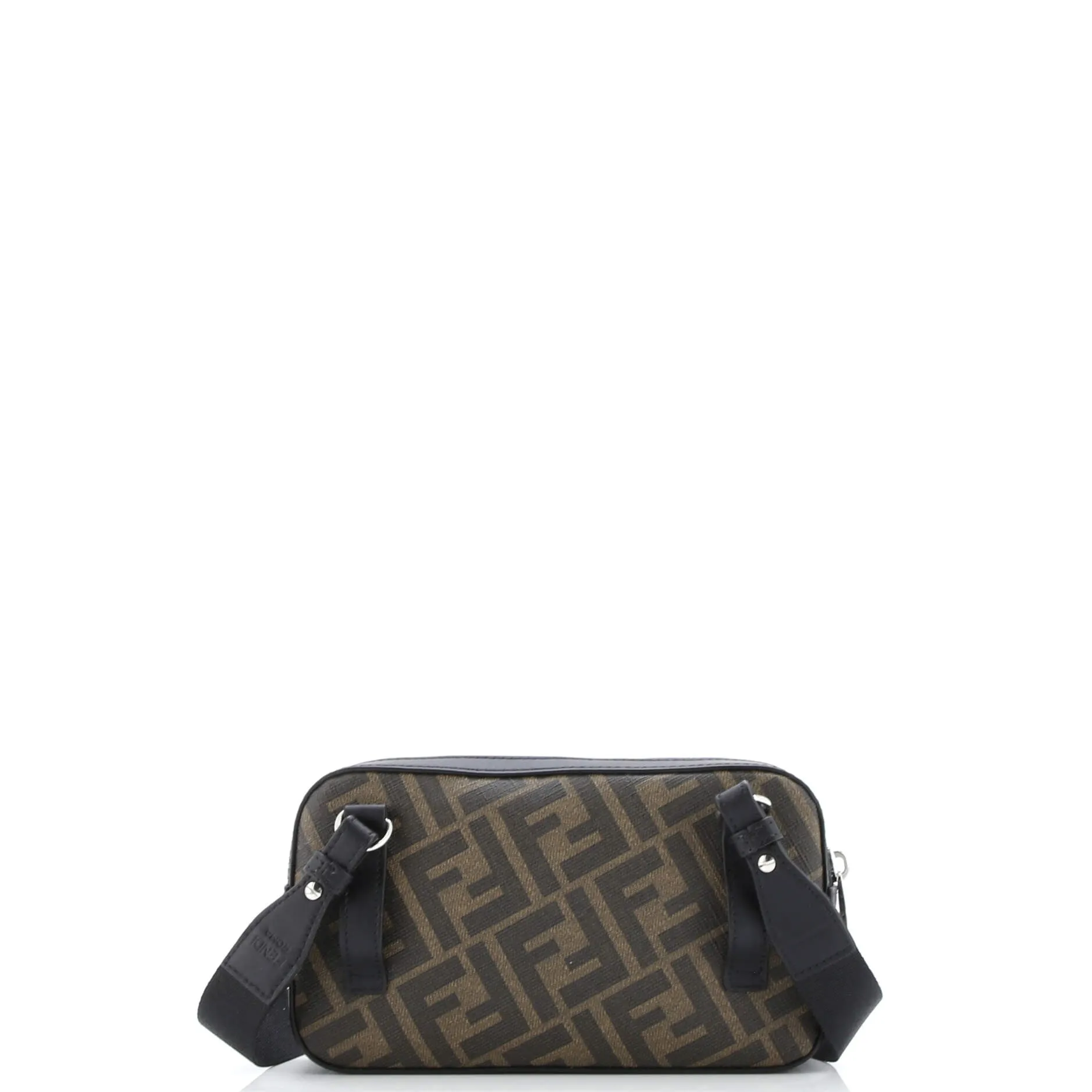 Camera Case Bag Zucca Coated Canvas and Leather Small