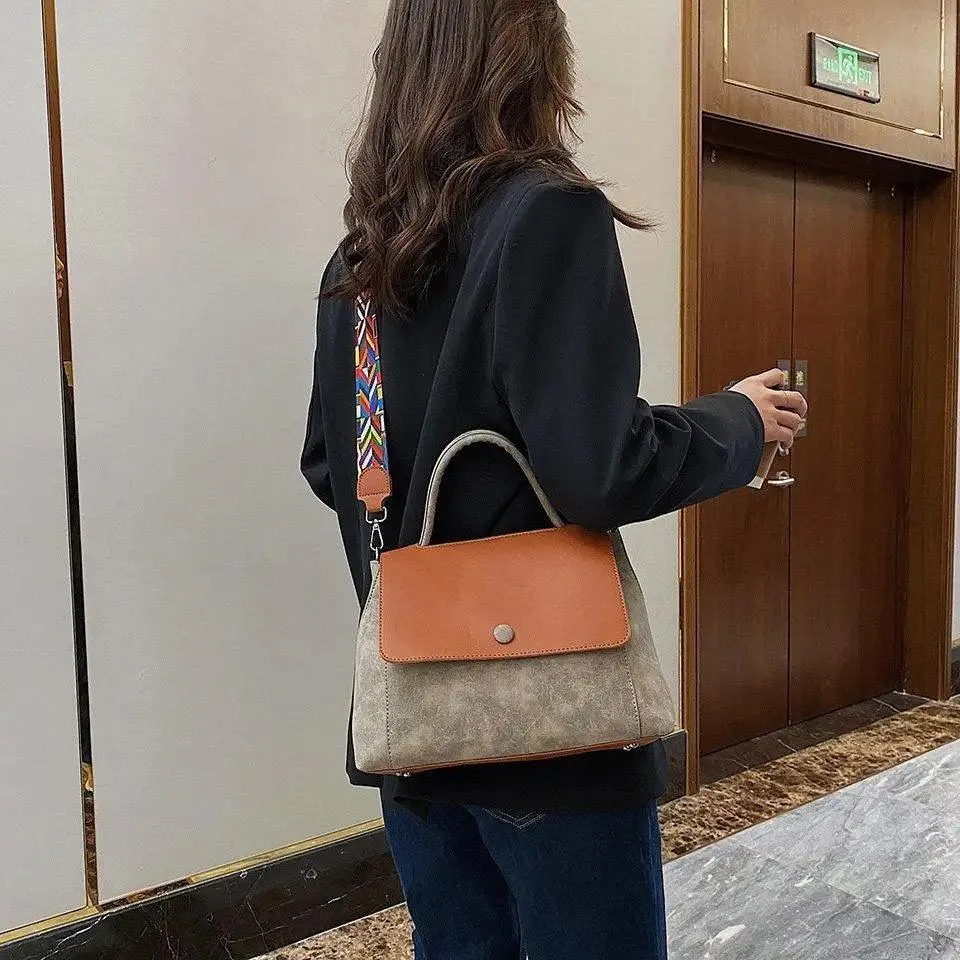Casual Simple Leather Crossbody Bag For Women And Girls Designer Shoulder Messenger Travel Bag For Ladies