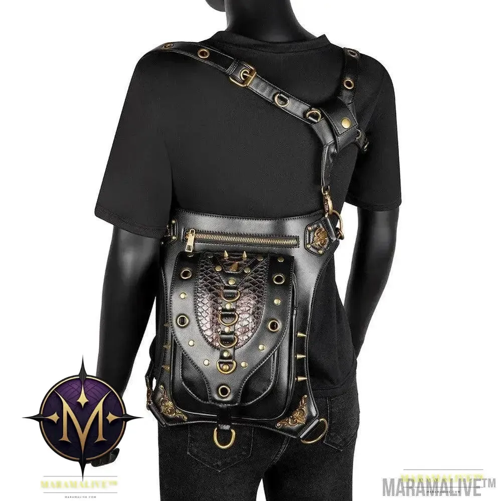 Chain Bag Female Small Bag Steampunk Retro Locomotive Bag Lady Shoulder Messenger Bag Female Waist