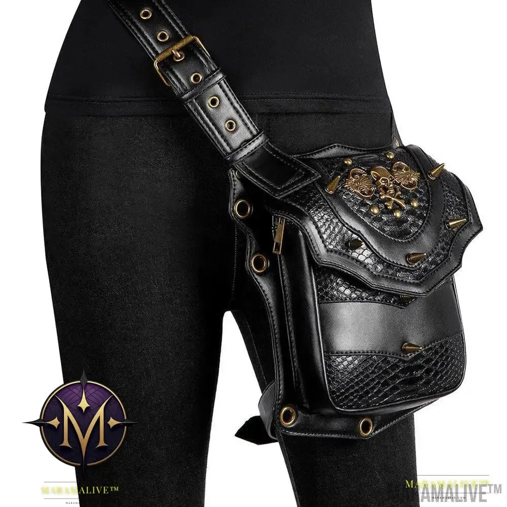 Chain Bag Female Small Bag Steampunk Retro Locomotive Bag Lady Shoulder Messenger Bag Female Waist