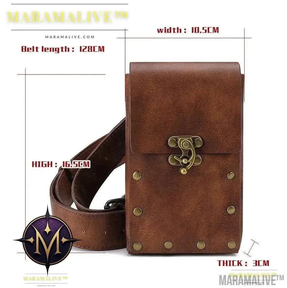 Chain Bag Female Small Bag Steampunk Retro Locomotive Bag Lady Shoulder Messenger Bag Female Waist
