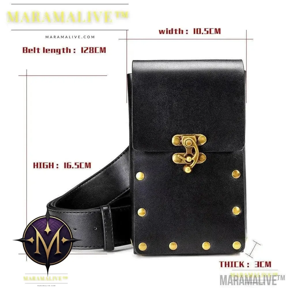 Chain Bag Female Small Bag Steampunk Retro Locomotive Bag Lady Shoulder Messenger Bag Female Waist