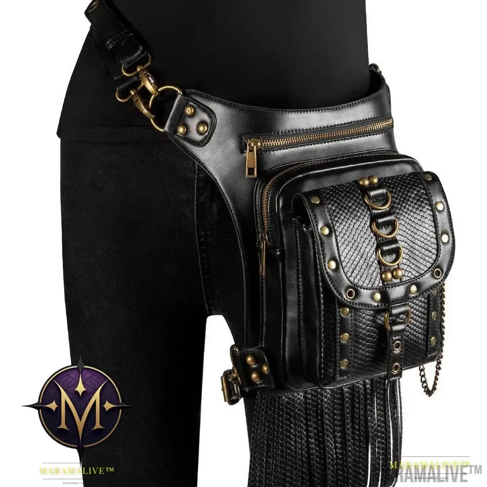 Chain Bag Female Small Bag Steampunk Retro Locomotive Bag Lady Shoulder Messenger Bag Female Waist