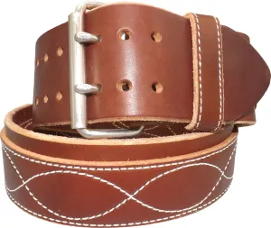 CONSTRUCTION TOOL BELT - Heavy Duty 3" Double Prong Work Belt USA