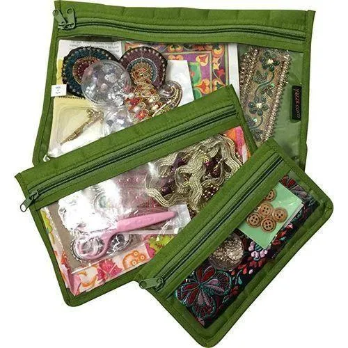 Craft Notions Pouch Set (3PC) Sorting & Organising