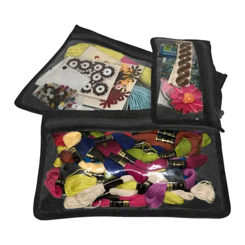 Craft Notions Pouch Set (3PC) Sorting & Organising