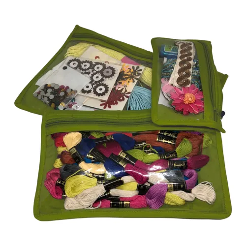 Craft Notions Pouch Set (3PC) Sorting & Organising