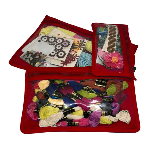 Craft Notions Pouch Set (3PC) Sorting & Organising