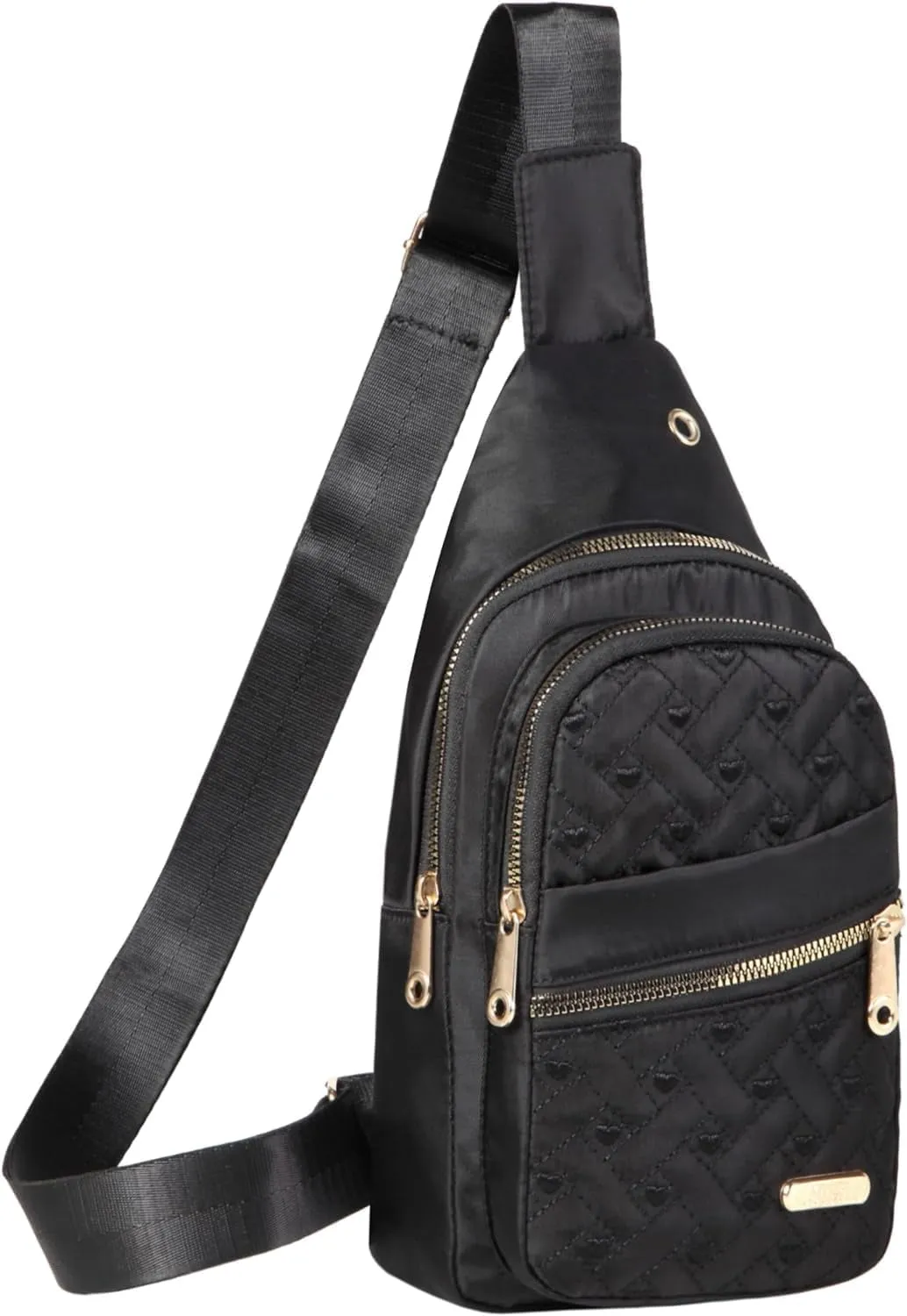 Crossbody Sling Backpack Sling Bag for Women, Small Chest Bag Daypack Fanny Pack Cross Body Bag for Sports Hiking