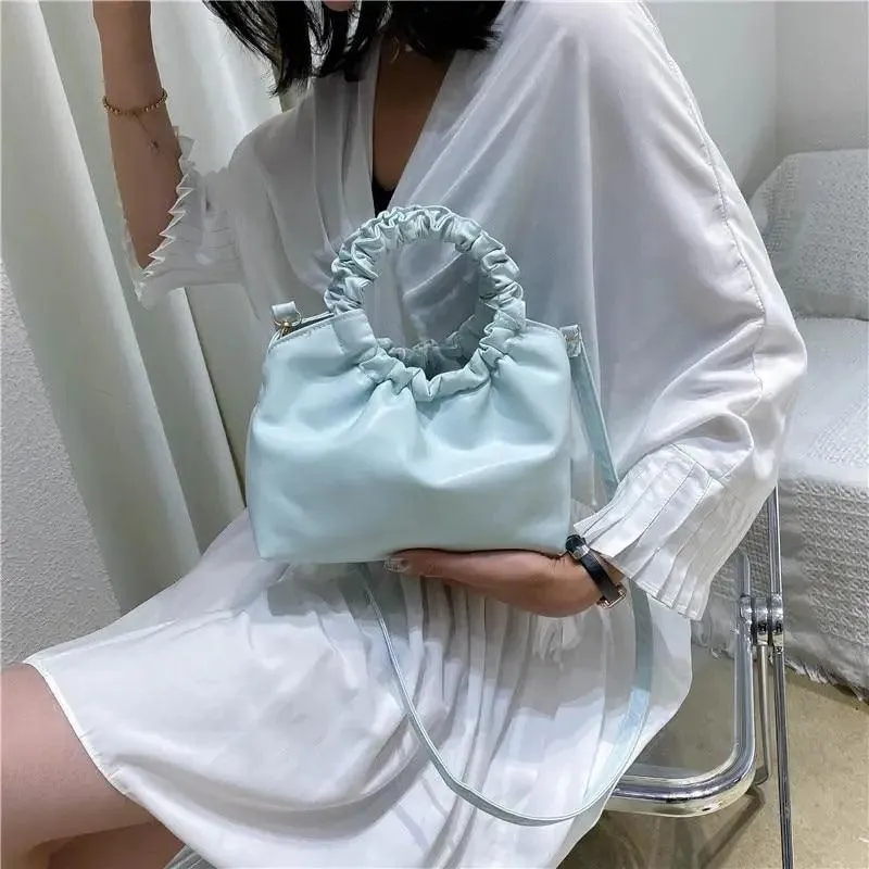 Cute Small Women's Leather Clutches Vintage Style Shoulder Messenger Bags , Handbag And Purses For Women