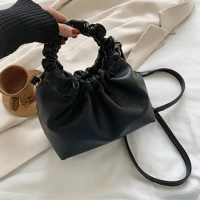 Cute Small Women's Leather Clutches Vintage Style Shoulder Messenger Bags , Handbag And Purses For Women