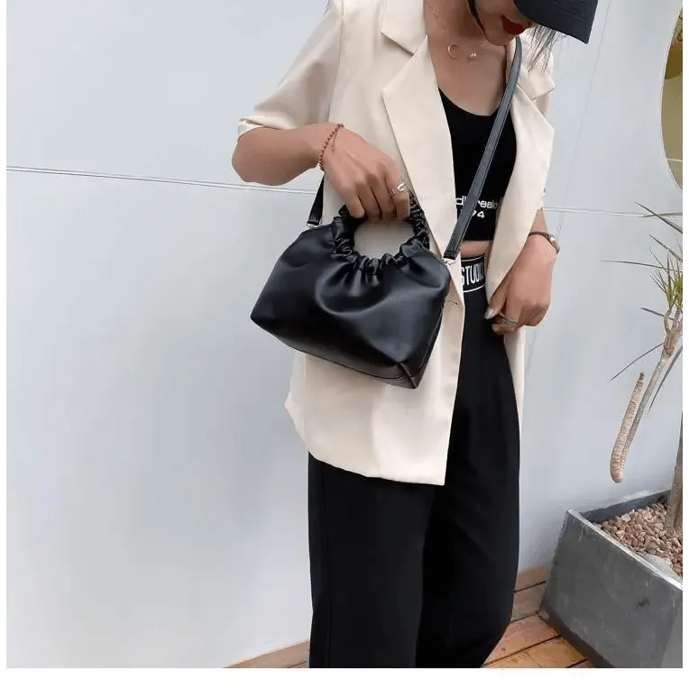 Cute Small Women's Leather Clutches Vintage Style Shoulder Messenger Bags , Handbag And Purses For Women