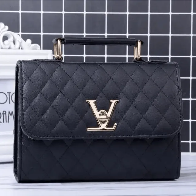 Decent Black Luxury Crossbody Bags For Women And Girls Designer Small Messenger Shoulder Bag For Women