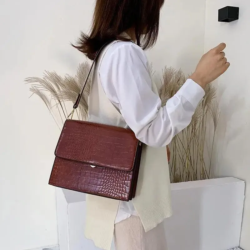 Elegant Modern Women and Girls New Luxury Pu Leather Messenger Bags For Girls And Ladies Handbags for Women Gifts