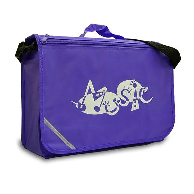 Excel music satchel with 'Music' design