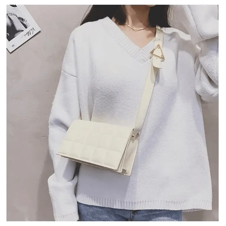 Fabulous Luxury Shoulder Bag Shiny Pu Leather Crossbody Bags For Women Small Flap Handbag Designer Female Messenger Bags