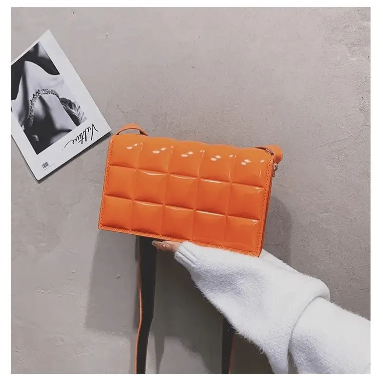 Fabulous Luxury Shoulder Bag Shiny Pu Leather Crossbody Bags For Women Small Flap Handbag Designer Female Messenger Bags