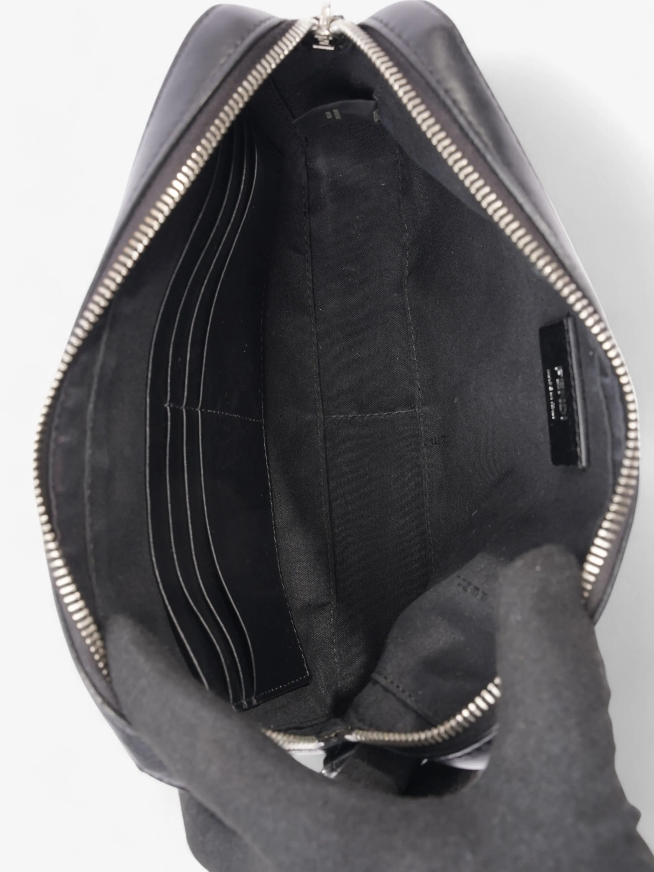 Fendi Camera Bag Black / Grey / Yellow Canvas