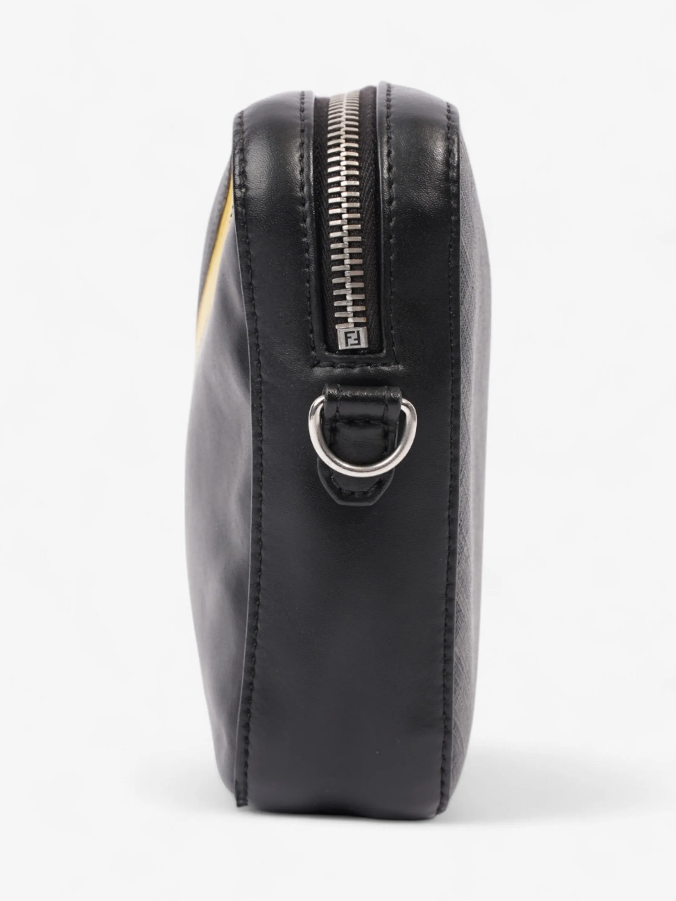 Fendi Camera Bag Black / Grey / Yellow Canvas