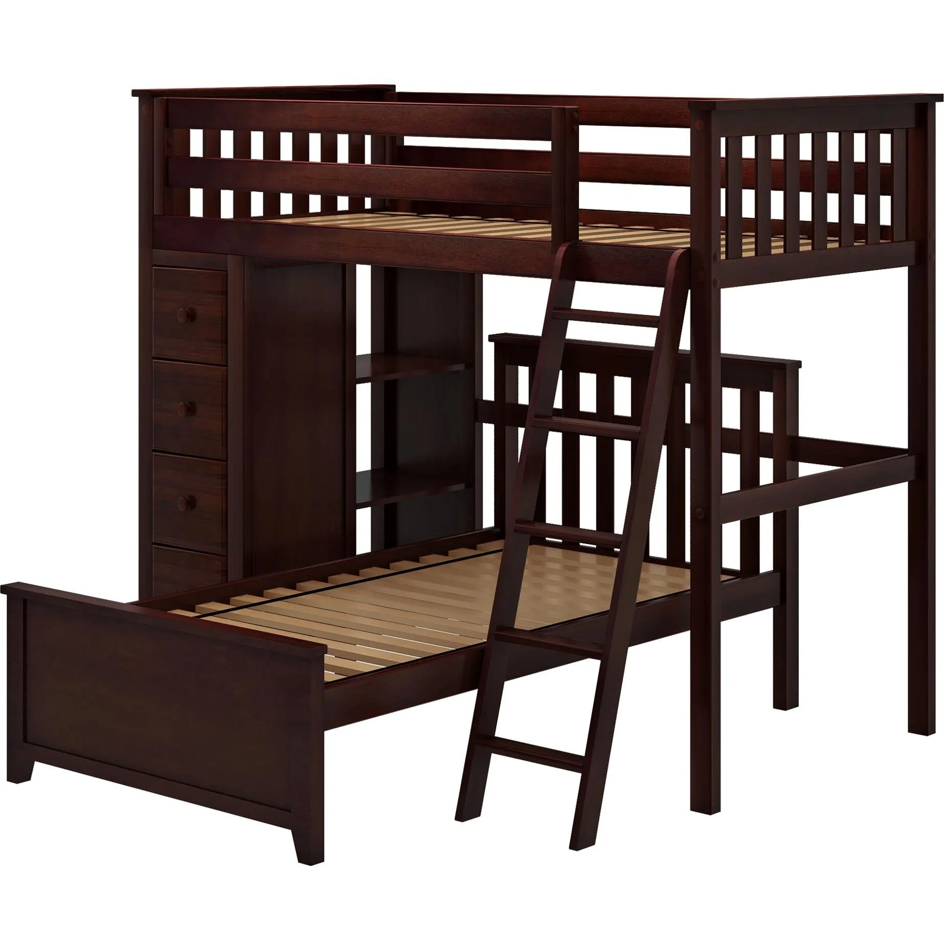 Jackpot Deluxe Edinburgh All in One Loft Bed Storage   Twin Bed