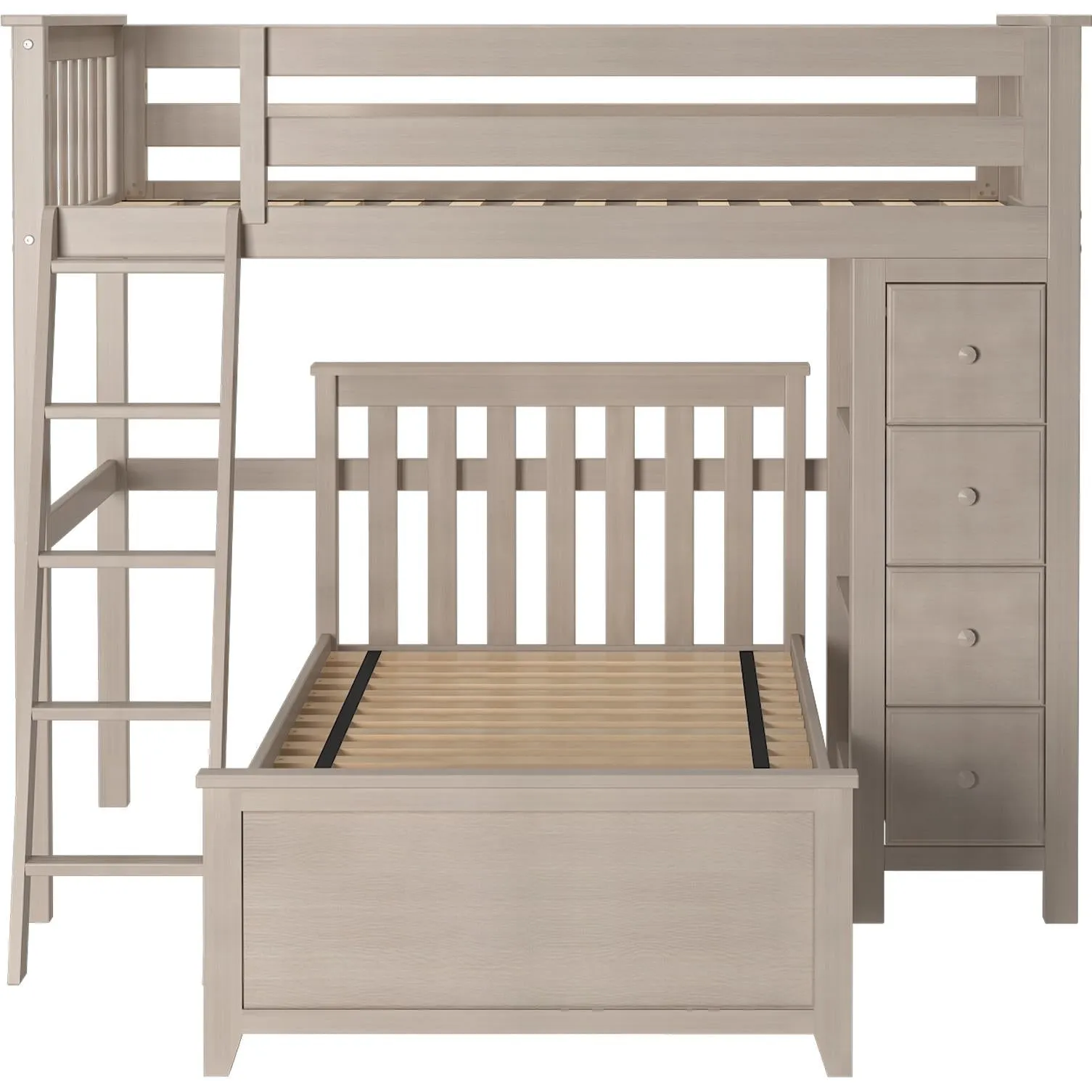 Jackpot Deluxe Edinburgh All in One Loft Bed Storage   Twin Bed