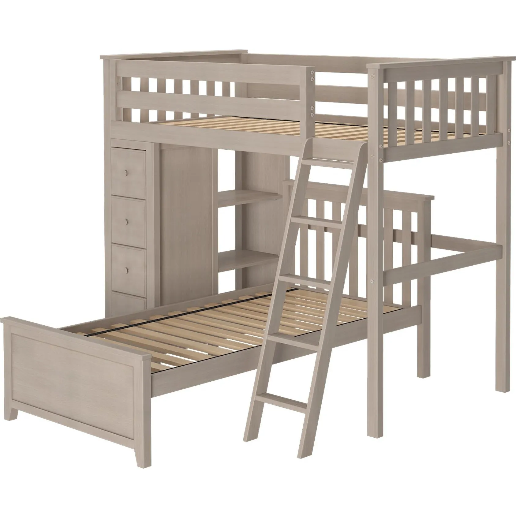Jackpot Deluxe Edinburgh All in One Loft Bed Storage   Twin Bed