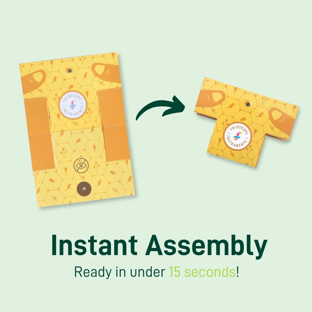 Large Mini Classroom Kit (100 Foldscope Mini Paper Microscopes)