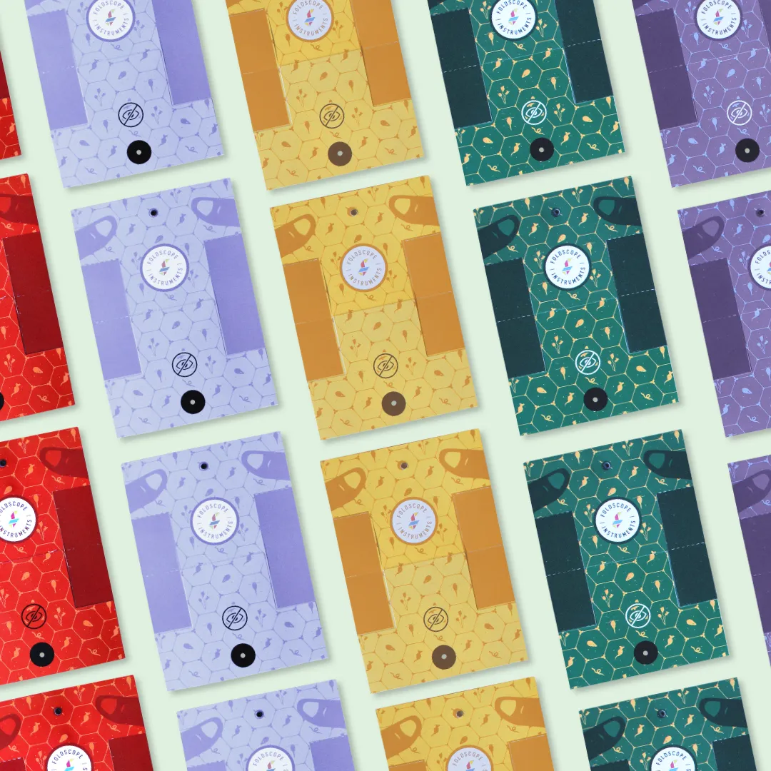 Large Mini Classroom Kit (100 Foldscope Mini Paper Microscopes)