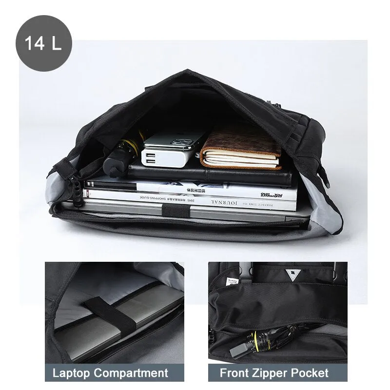 Men Motorcycle Cycling Messenger Bag