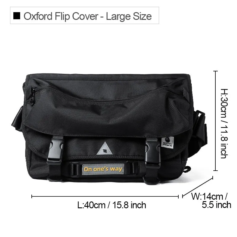 Men Motorcycle Cycling Messenger Bag