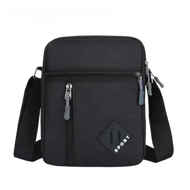 Men's Messenger Bag Crossbody Shoulder Bags Men Small Sling Pack For Work Business Waterproof Oxford Packs Satchel Purse