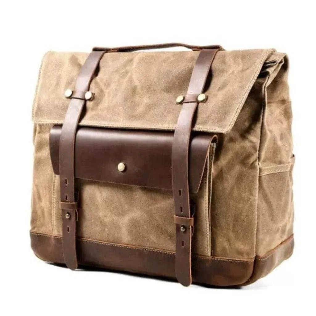 Motorcycle Bag with Vintage Design