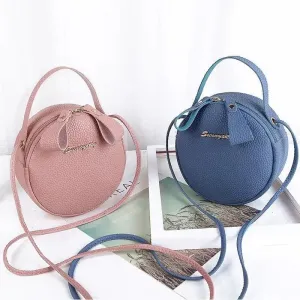 New Design Small Circular Bag For Women And Girls Fashionable Single Shoulder Slung Mobile Phone Ladies Purse Women's Crossbody Messenger Gift Bags