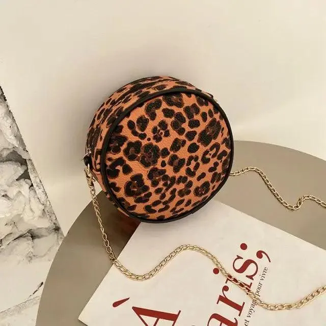 New Design Small Circular Bag For Women And Girls Fashionable Single Shoulder Slung Mobile Phone Ladies Purse Women's Crossbody Messenger Gift Bags