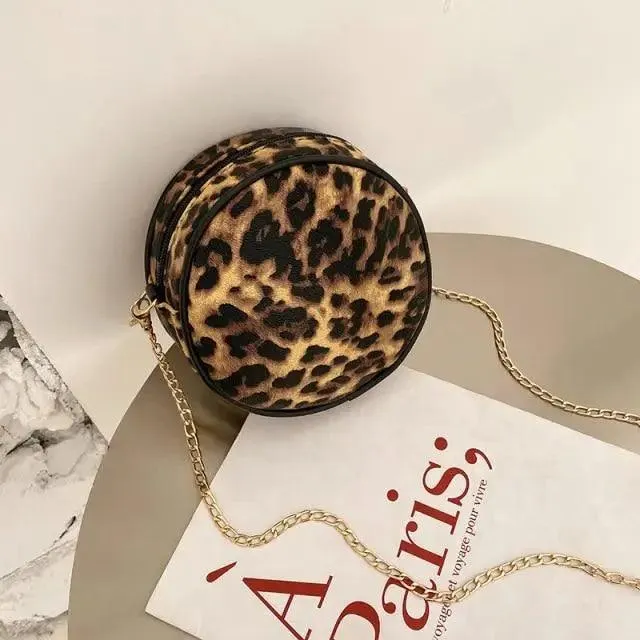 New Design Small Circular Bag For Women And Girls Fashionable Single Shoulder Slung Mobile Phone Ladies Purse Women's Crossbody Messenger Gift Bags