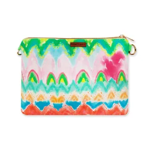 Pink Ikkat Sling Bag
