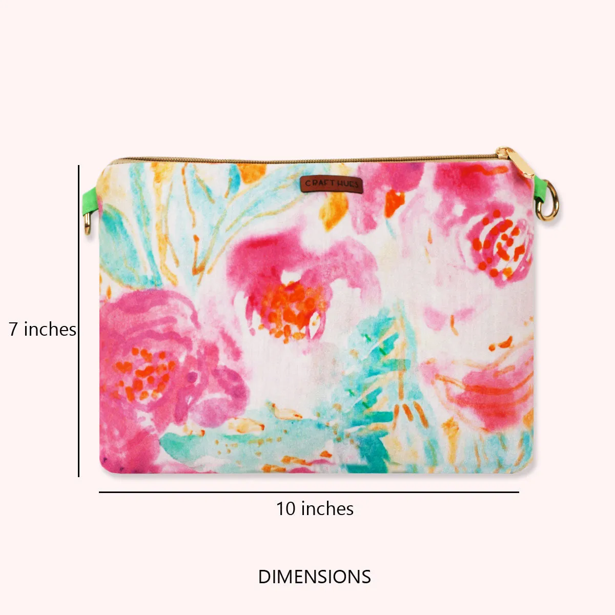Pink Rose Sling Bag
