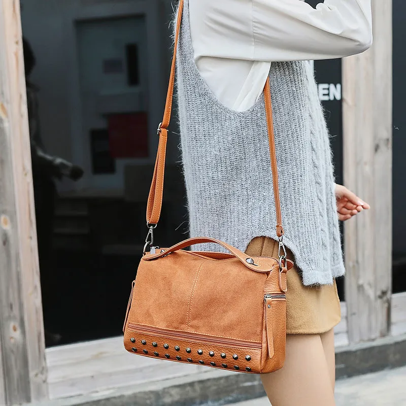 PU Leather Messenger Bag