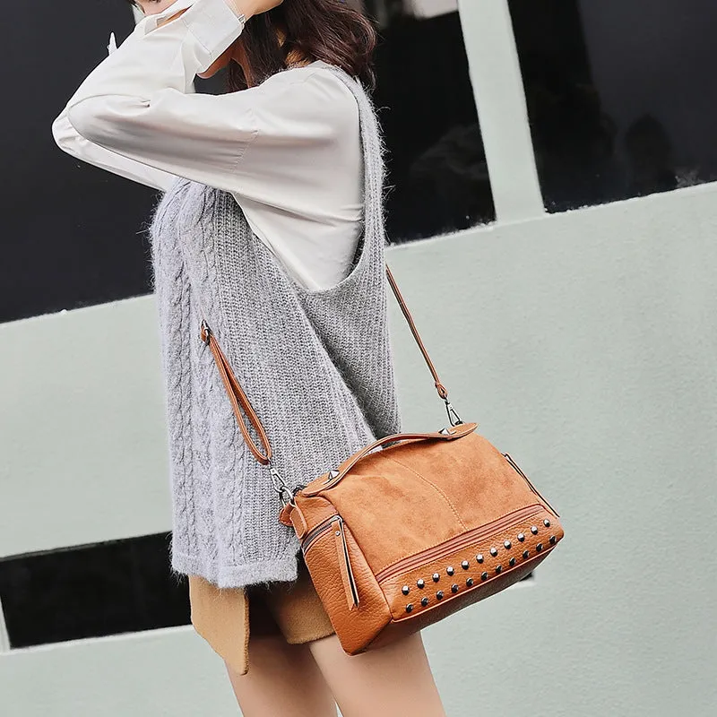 PU Leather Messenger Bag