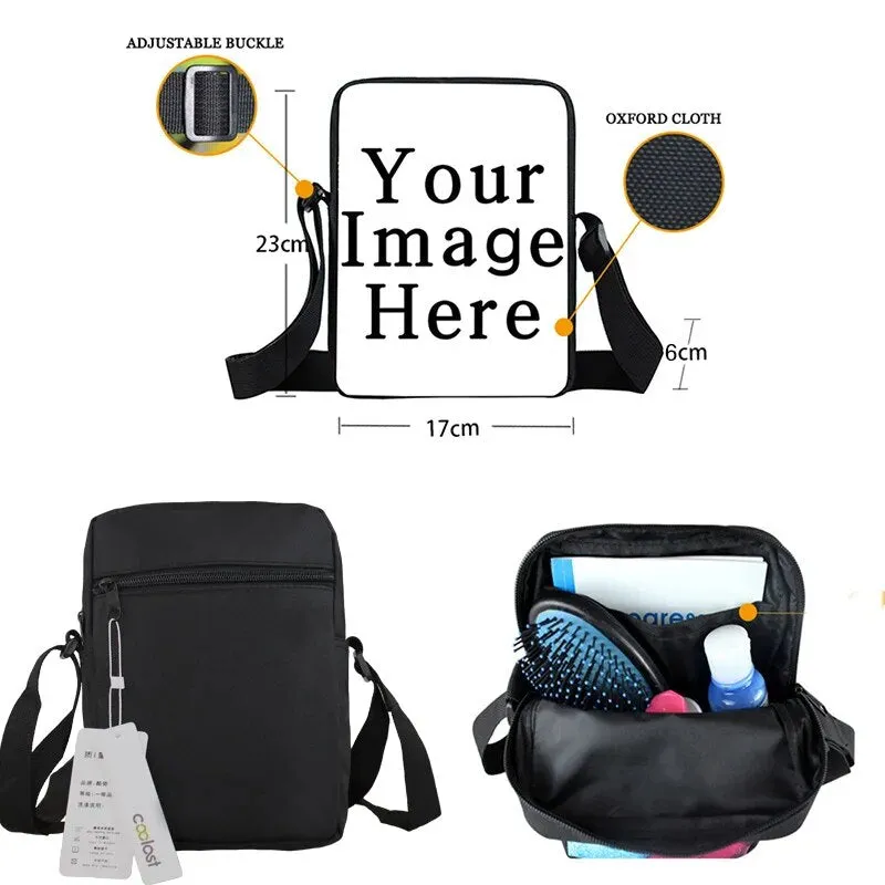 Punk Skull Messenger Bag Motorcycle Portable Canvas Shoulder Bags for Travel Women Handbag Teenager Girls Cross Bag Bookbag Gift